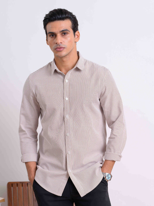 Casual Wear Stripe L/S Shirt