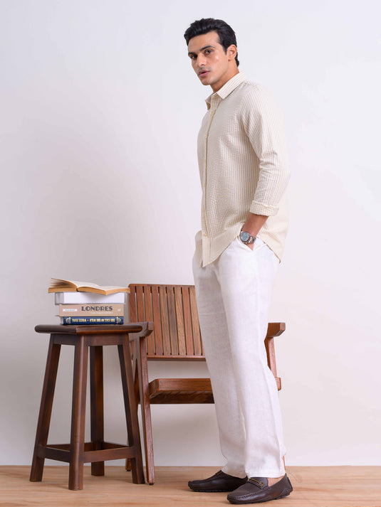 Casual Wear Stripe L/S Shirt