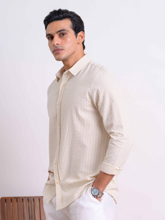Casual Wear Stripe L/S Shirt