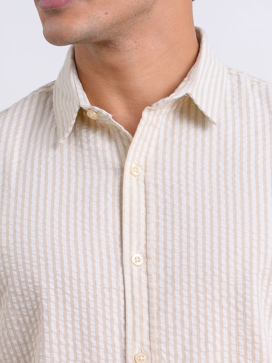 Casual Wear Stripe L/S Shirt