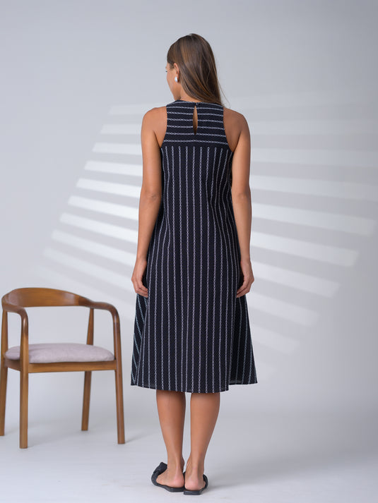 Sleeveless midi dress