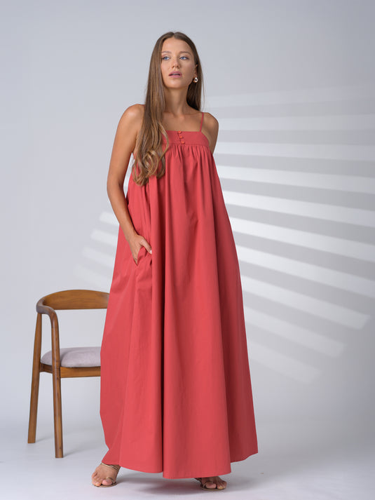 Strappy maxi dress