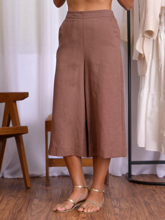 Linen culotte