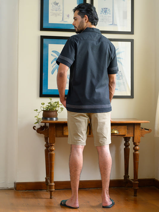 Embroidered Short Sleeve Shirt