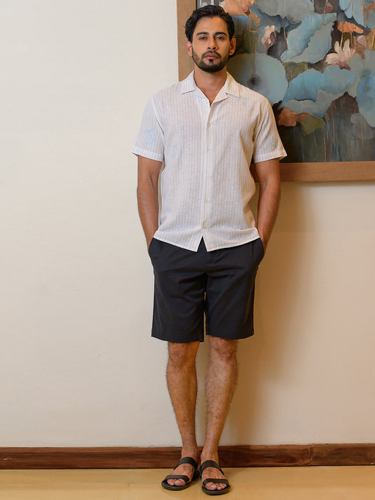 Embroidered Short Sleeve Shirt