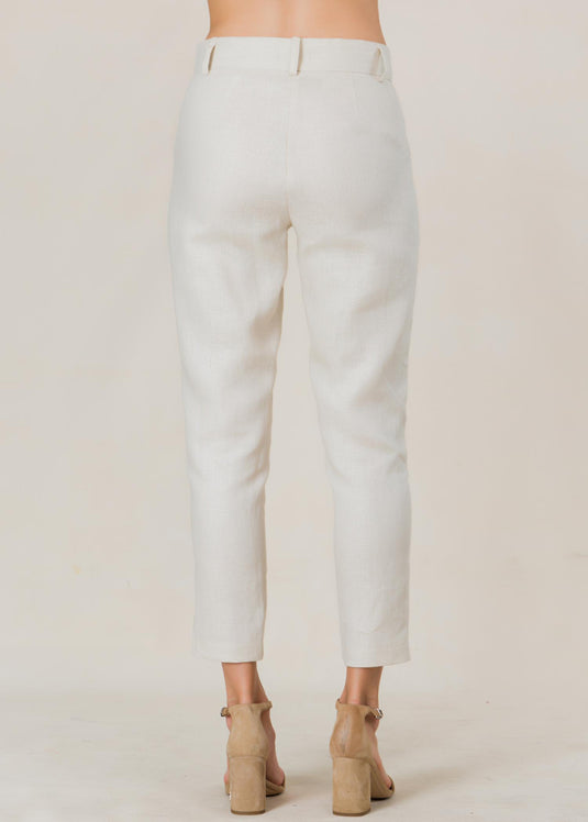 Tailored linen pant