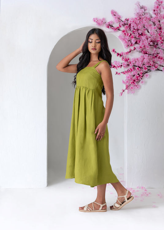 Stappy midi dress