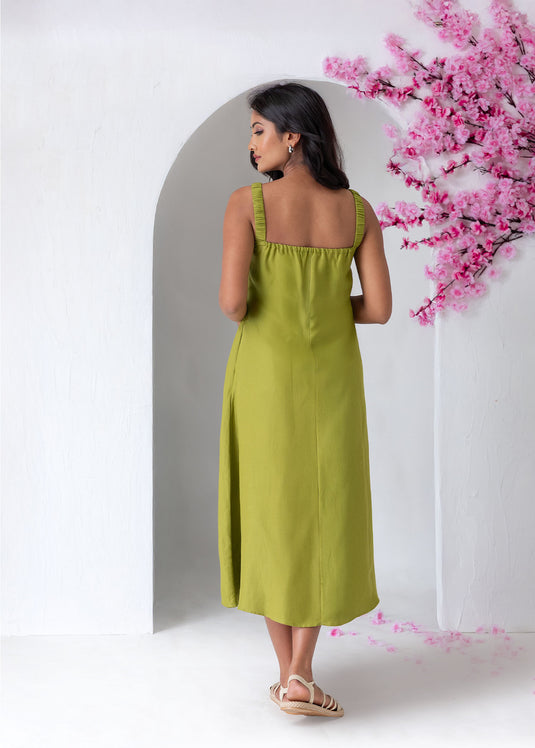Stappy midi dress