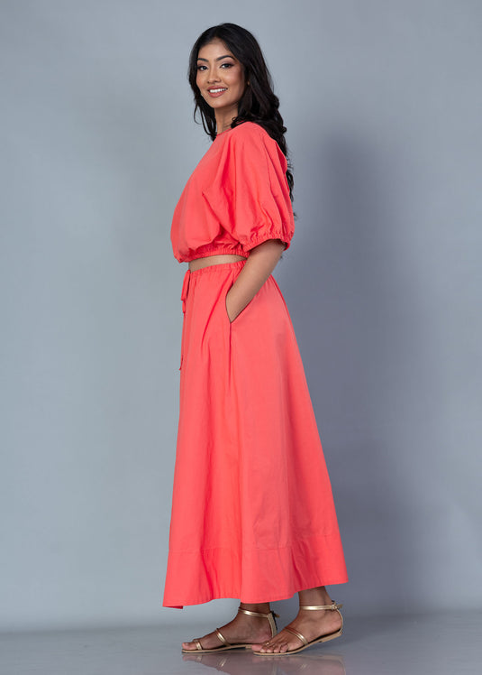 Dolman Sleeve Crop Top