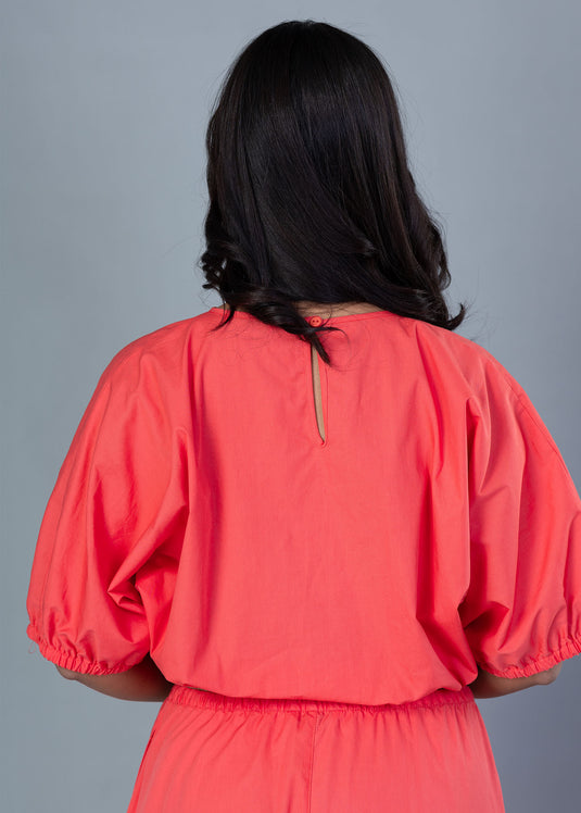 Dolman Sleeve Crop Top