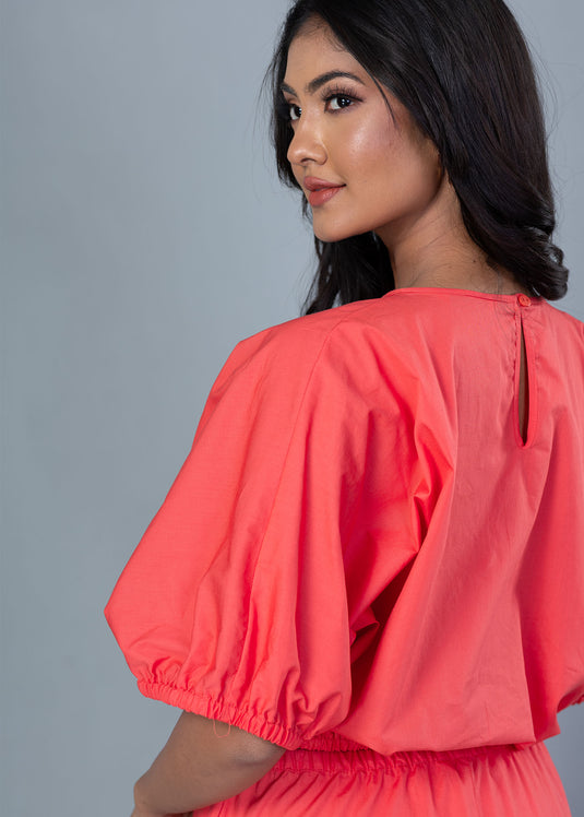 Dolman Sleeve Crop Top