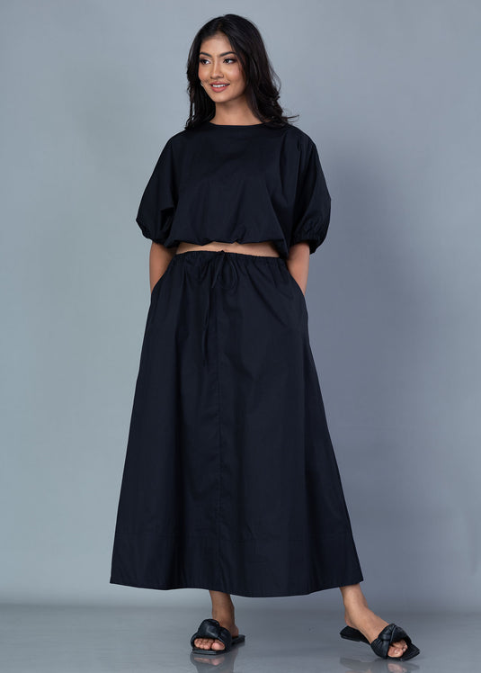 Dolman Sleeve Crop Top