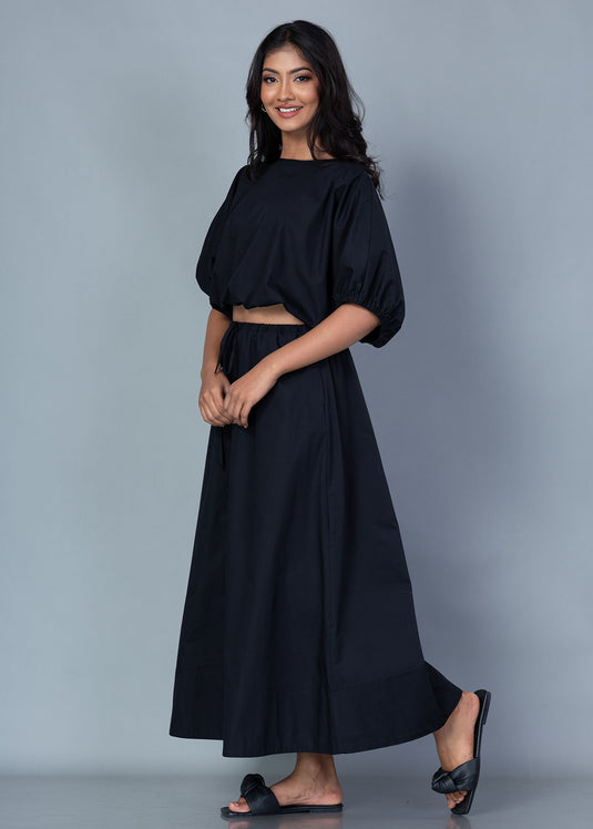 Dolman Sleeve Crop Top