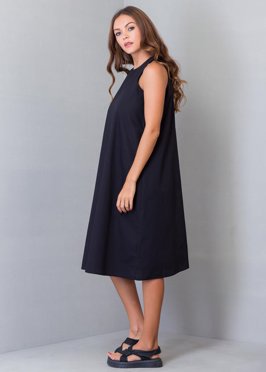 Sleeveless Trapeze Dress