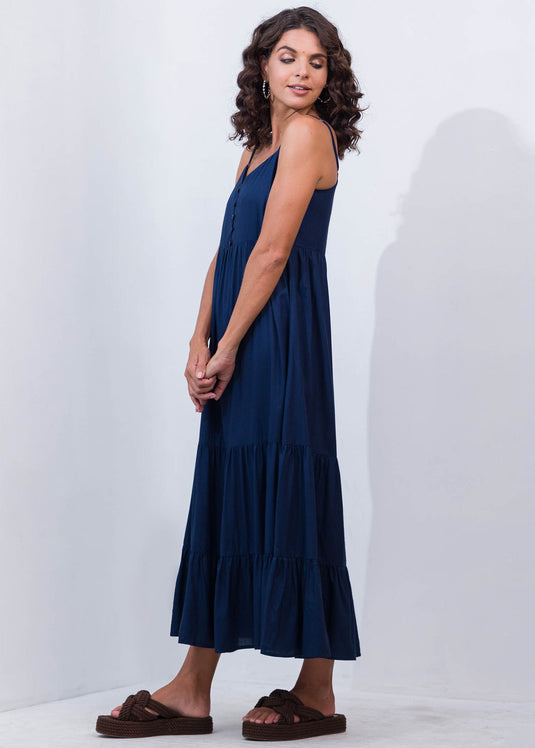 Tiered detail dress