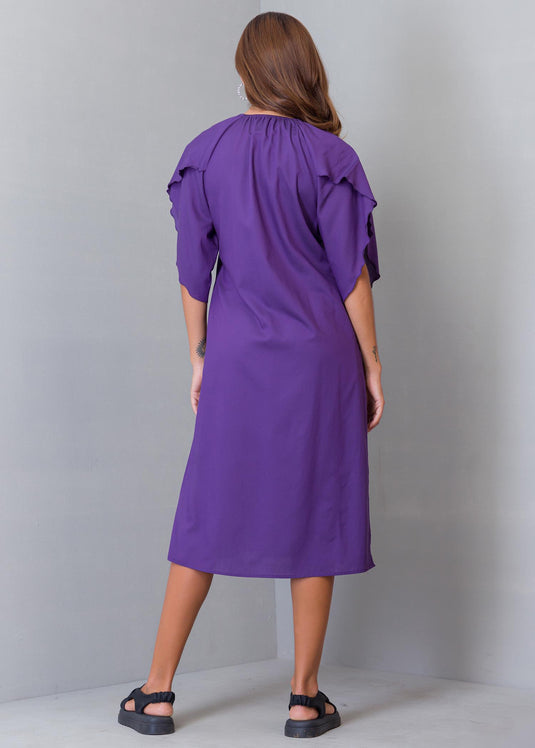 Tulip Sleeve Dress