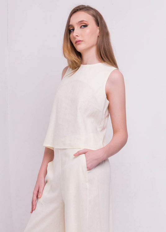 Sleeveless Crop Top