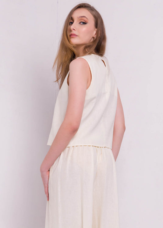 Sleeveless Crop Top