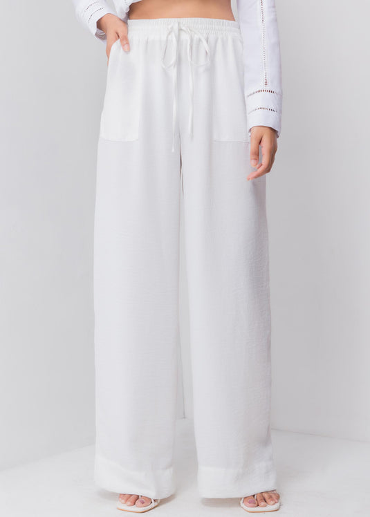 Wide Leg Pant With Elasticated Waist