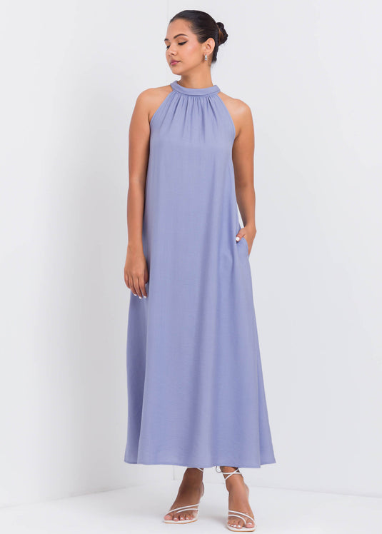 Halter Neck Maxi Dress