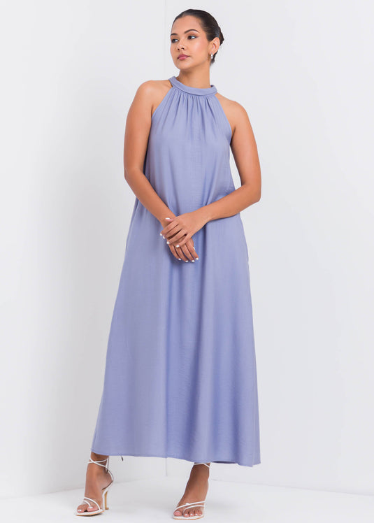 Halter Neck Maxi Dress