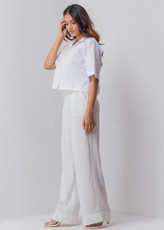Basic Crop Shirt