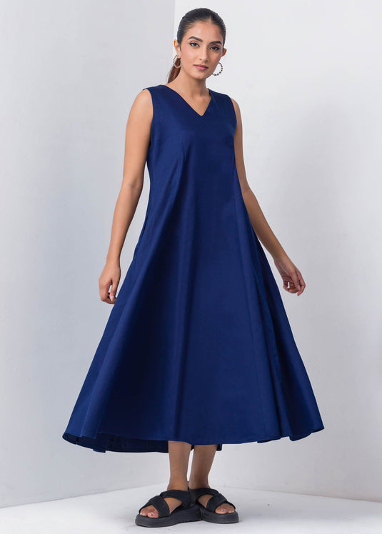 V Neck Tent Dress