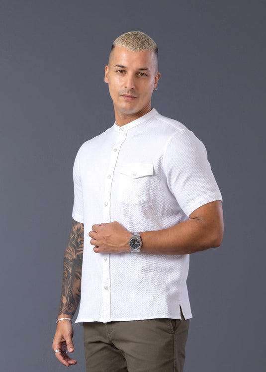 Mandein Collar S/S With Pkt