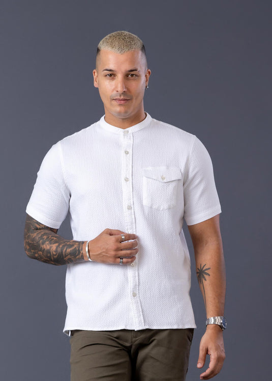 Mandein Collar S/S With Pkt
