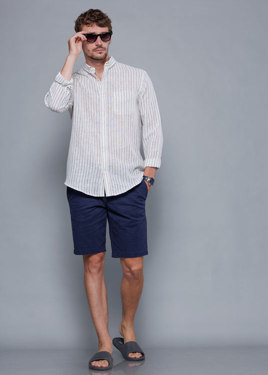 Casual Wear Stripe L/S Shirt