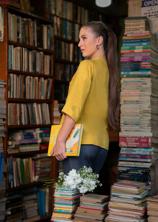 Basic Blouse With Neck Detail