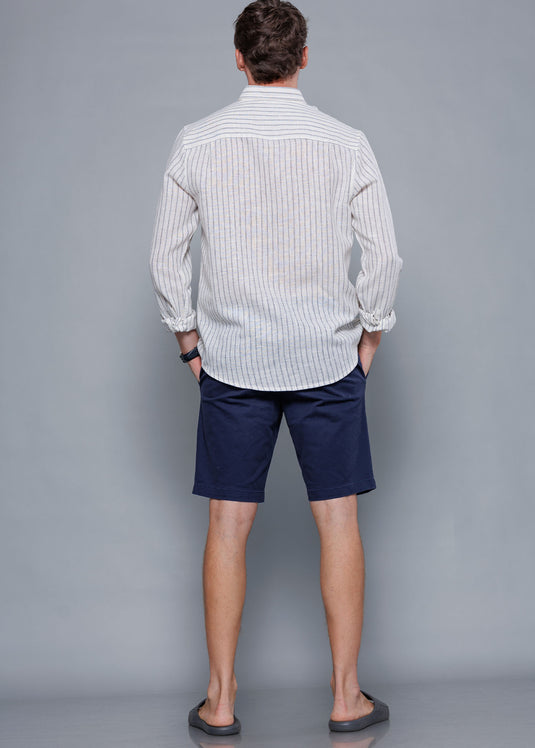 Casual Wear Stripe L/S Shirt