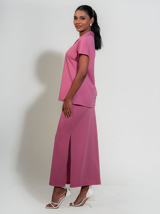 Basic top with collar