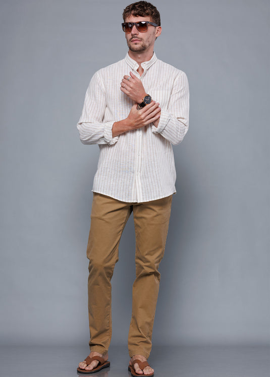 Casual Wear Stripe L/S Shirt