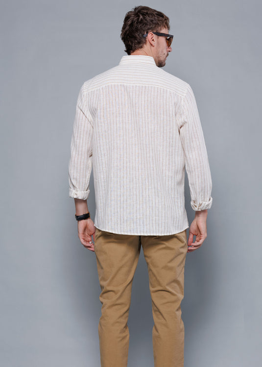 Casual Wear Stripe L/S Shirt