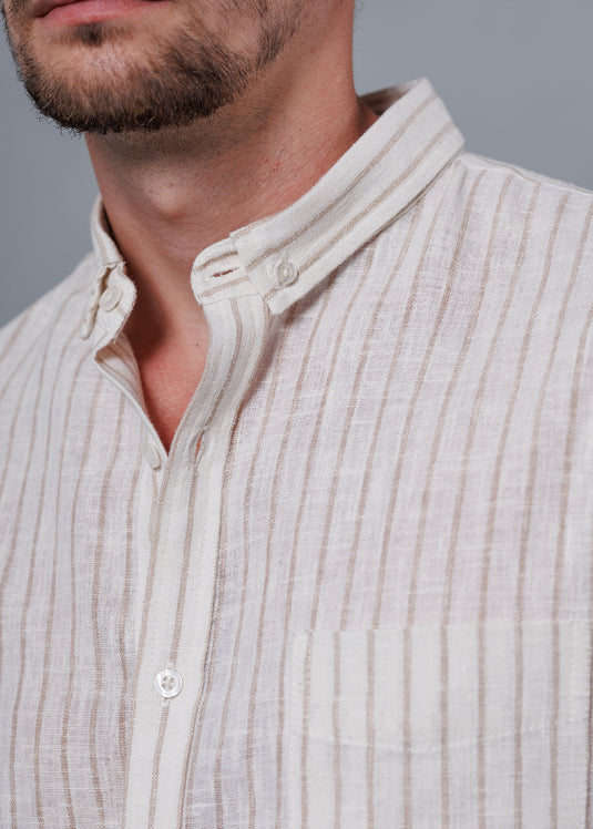 Casual Wear Stripe L/S Shirt