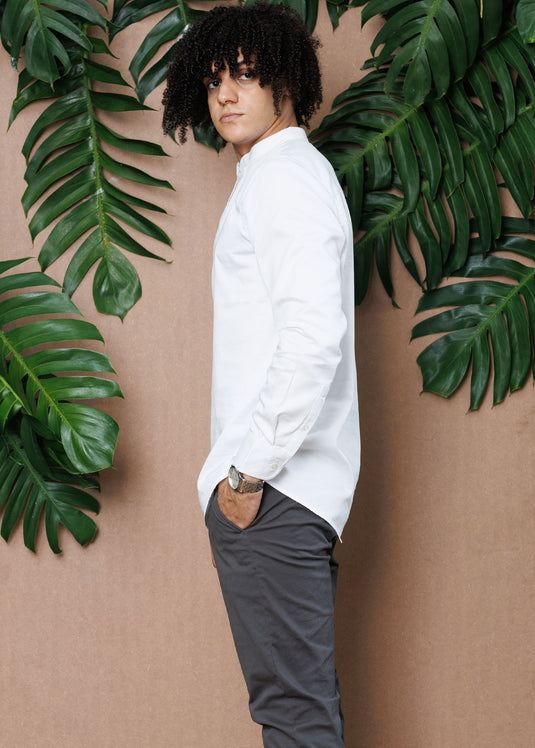 Mao Collar L/S Shirt