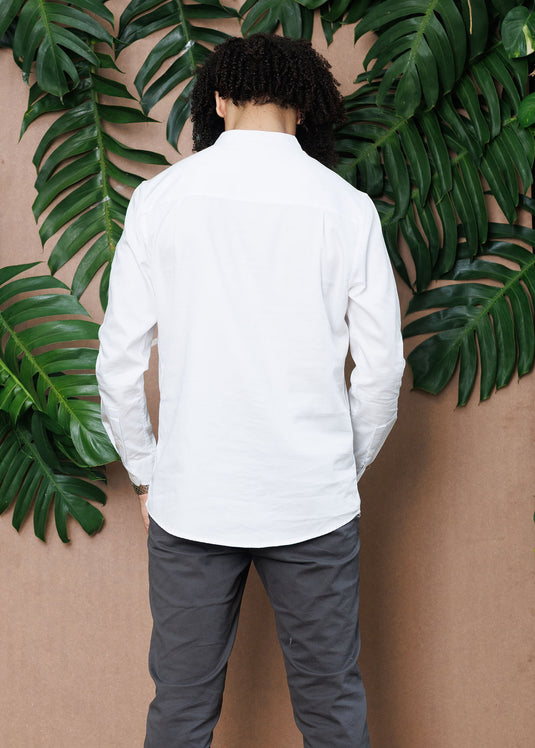 Mao Collar L/S Shirt