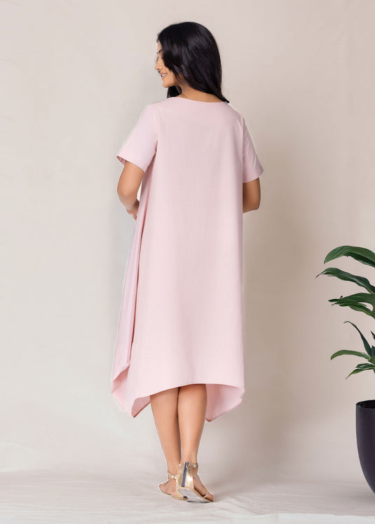 Asymmetrical Hem Dress