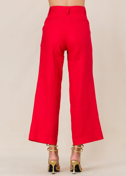 High Waisted Wide Leg Pant