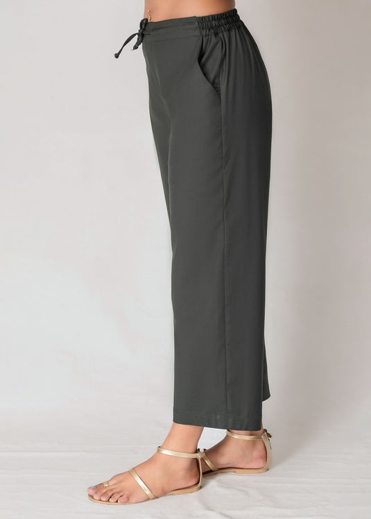 Cropped Pant With Draw Cord