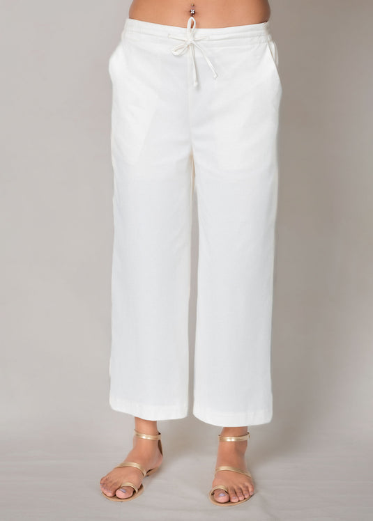 Cropped Pant With Draw Cord