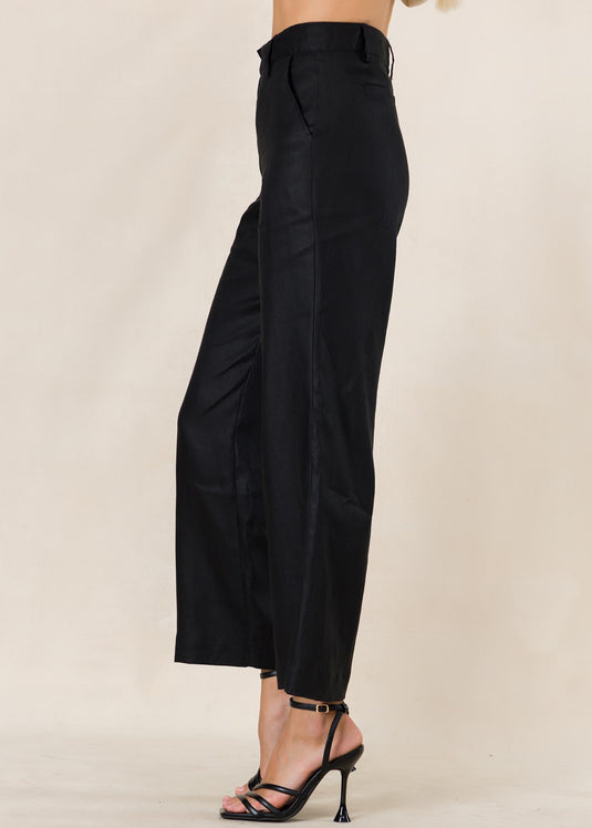 High Waisted Wide Leg Pant