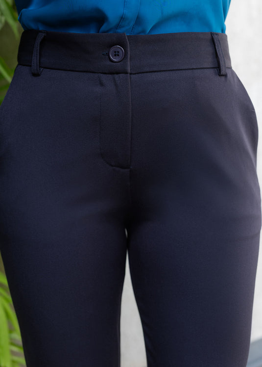 Crop length tailored pant