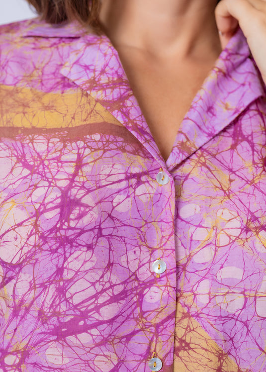 Batik Collared Blouse