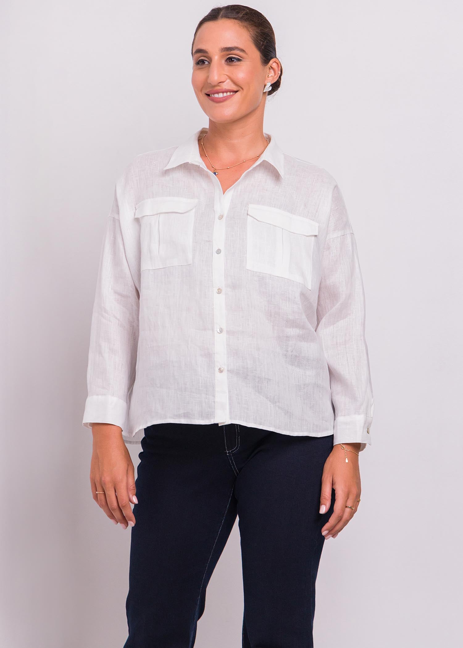 Linen With Pockets Shirt