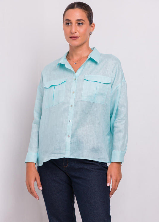 Linen With Pockets Shirt