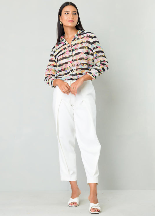 Printed basic shirt