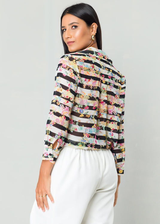 Printed basic shirt