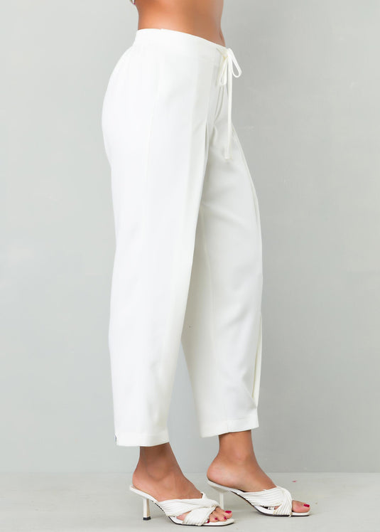 Pleat detailed pant